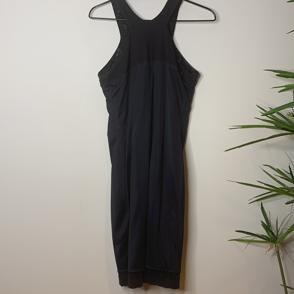 Adrienne Vittadini | Vintage Black Beaded Sequin Sheath Cocktail Party Dress S - Picture 8 of 17